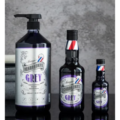 Shampooing Gris pour cheveux blancs Beardburys