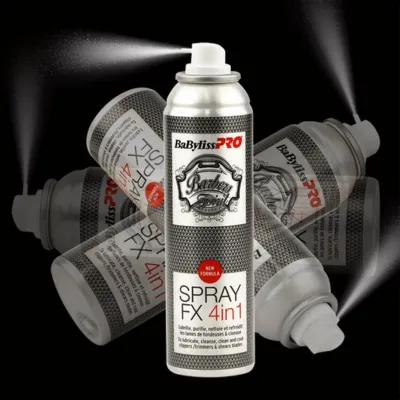 SprayFx – Spray lubrifiant 4en1 150ml Babyliss PRO – Image 3