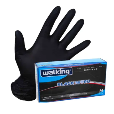 Gants Jetables Nitrile Walking Black Nitro 100Pcs – Image 3