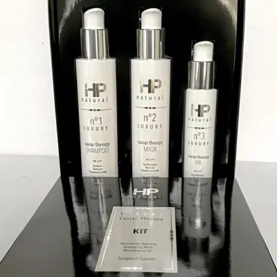 Mask thérapeutique capillaire au caviar Luxury Natural HP 200ml – Image 3