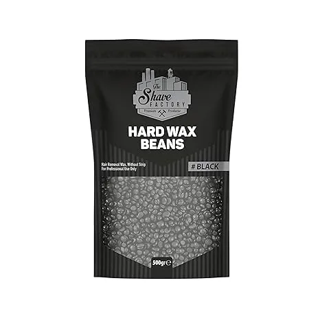 Cire à épiler homme The Shave Factory aux perles noires 500g