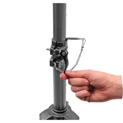 Etau triplex en métal extra haut de 100 à 170 cm avec sac – Image 2