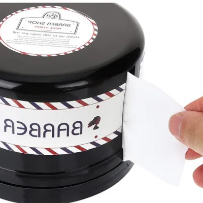 Boite distributrice à col crêpe Style Barbershop – Image 6