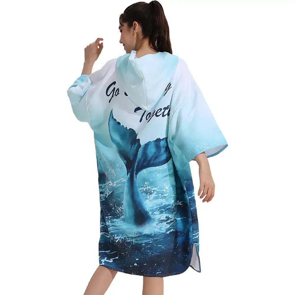 Poncho de bain adulte surf – Image 2
