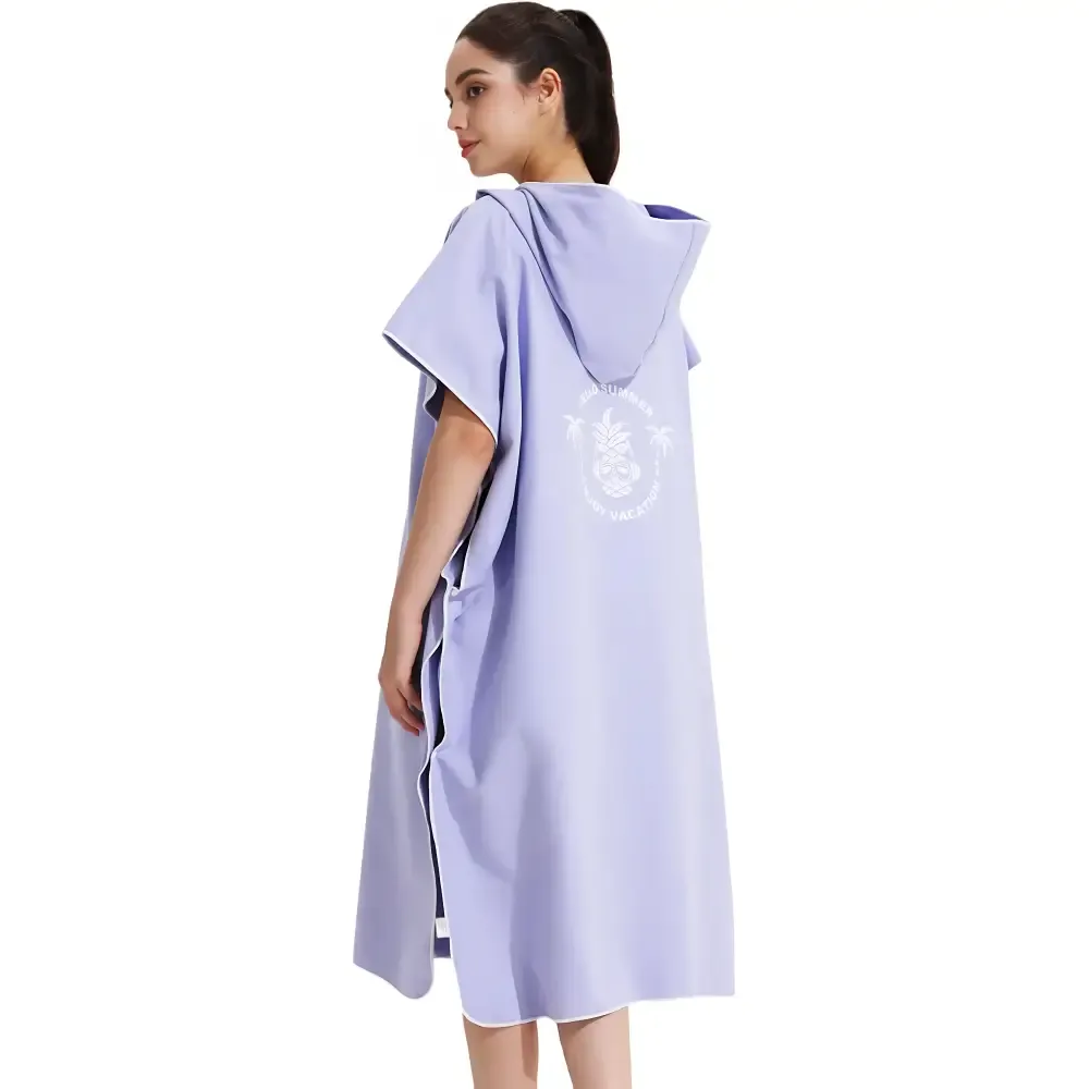 Poncho de bain coloré