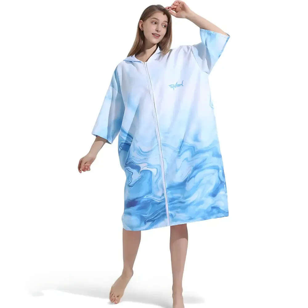 Poncho de bain éponge adulte – Image 5