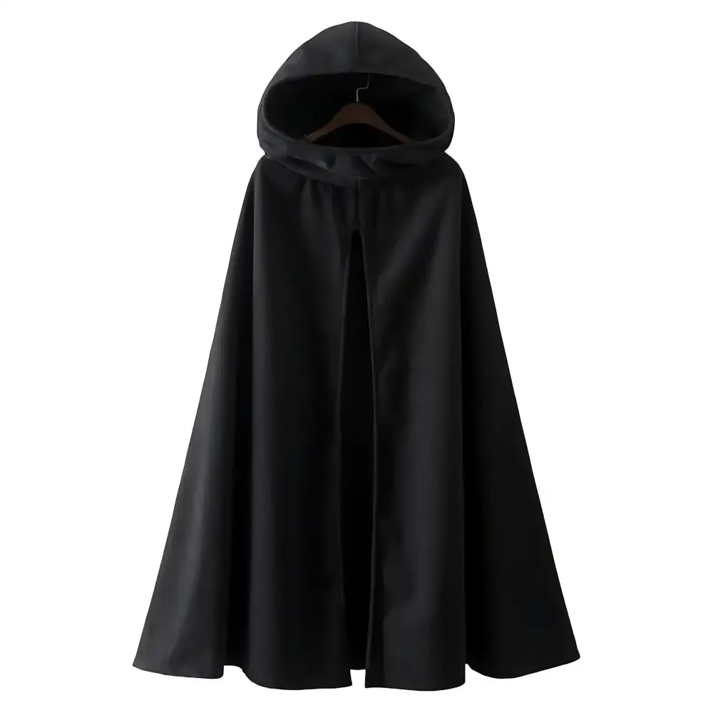 Poncho long a capuche femme – Image 5