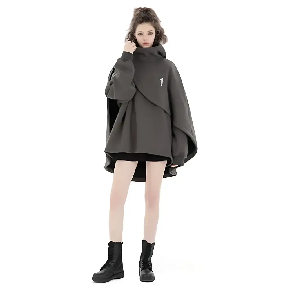 Poncho très chaud femme – Image 5