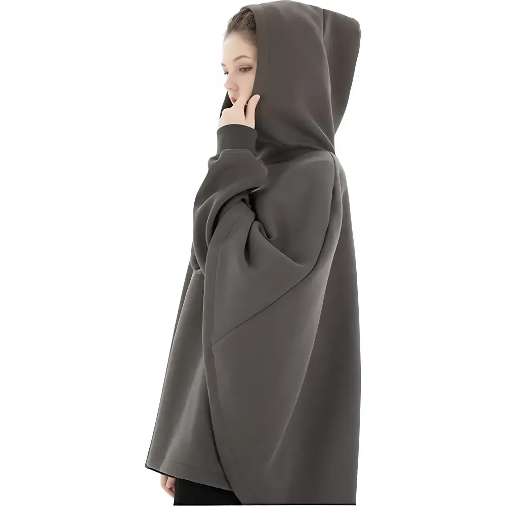 Poncho très chaud femme – Image 4