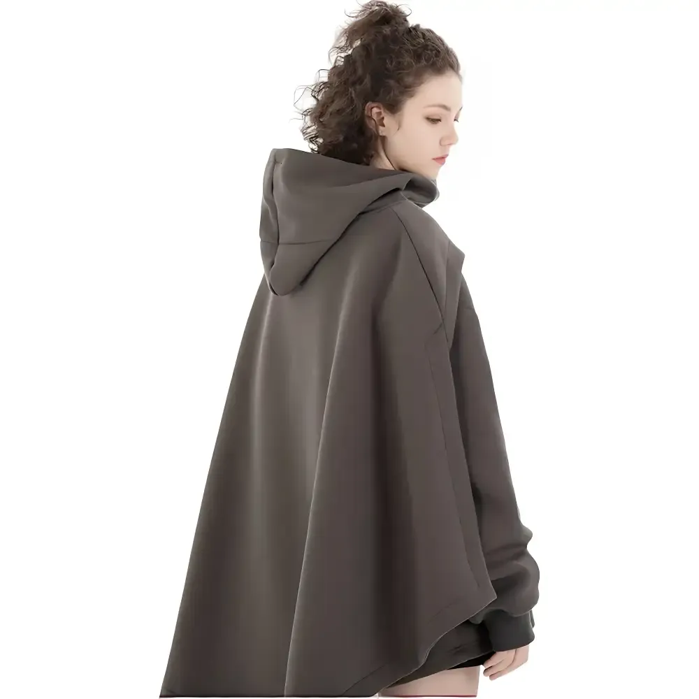 Poncho très chaud femme – Image 3