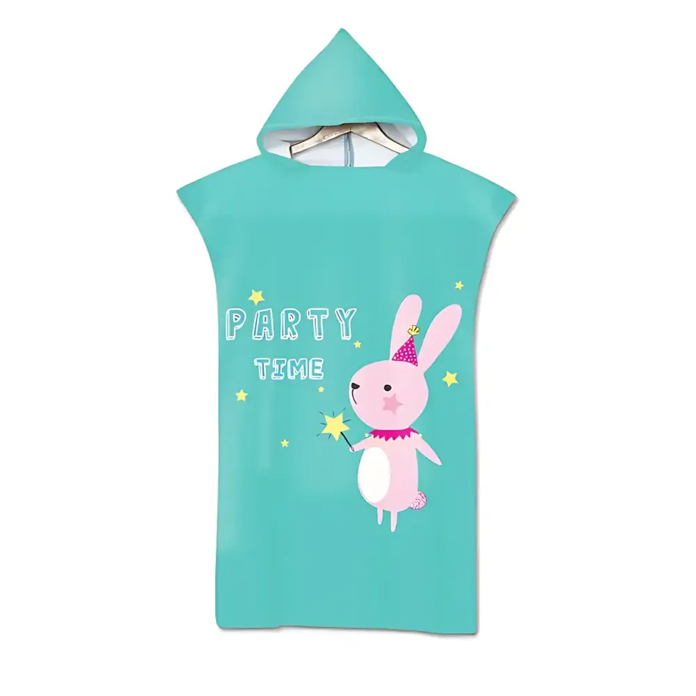 Serviette poncho enfant et adulte – Image 4